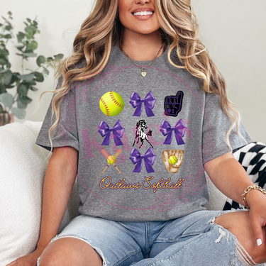 Outlaws Softball Collage Shirts